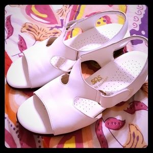 SAS Tripad Comport Sandal White Sz 8M